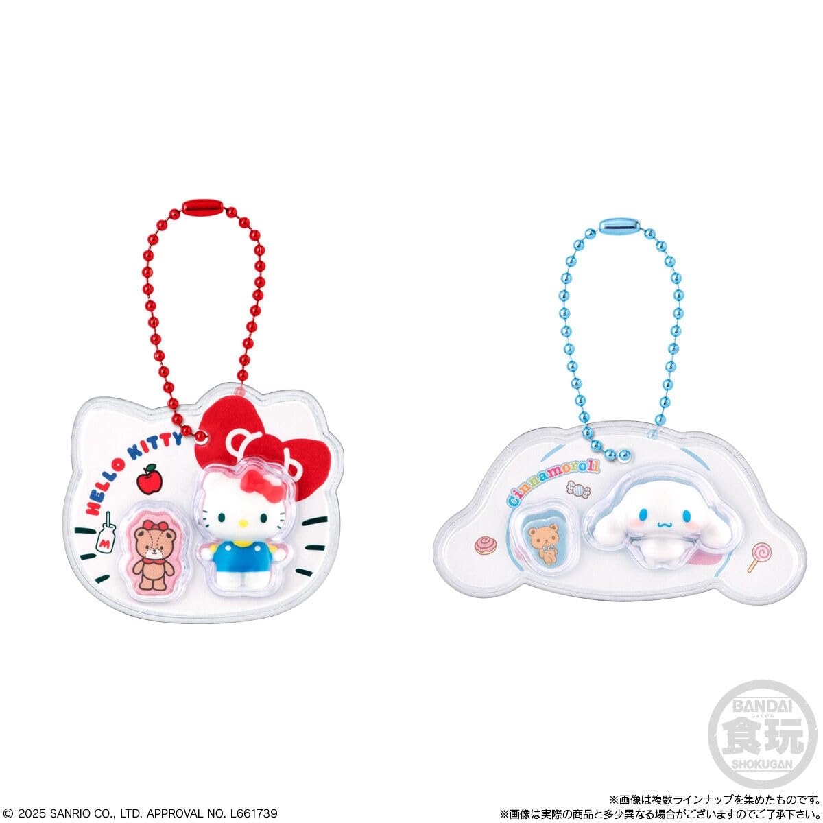 BANDAI サンリオキャラクターズ パッケージチャーム＆チョコボーロ 10
