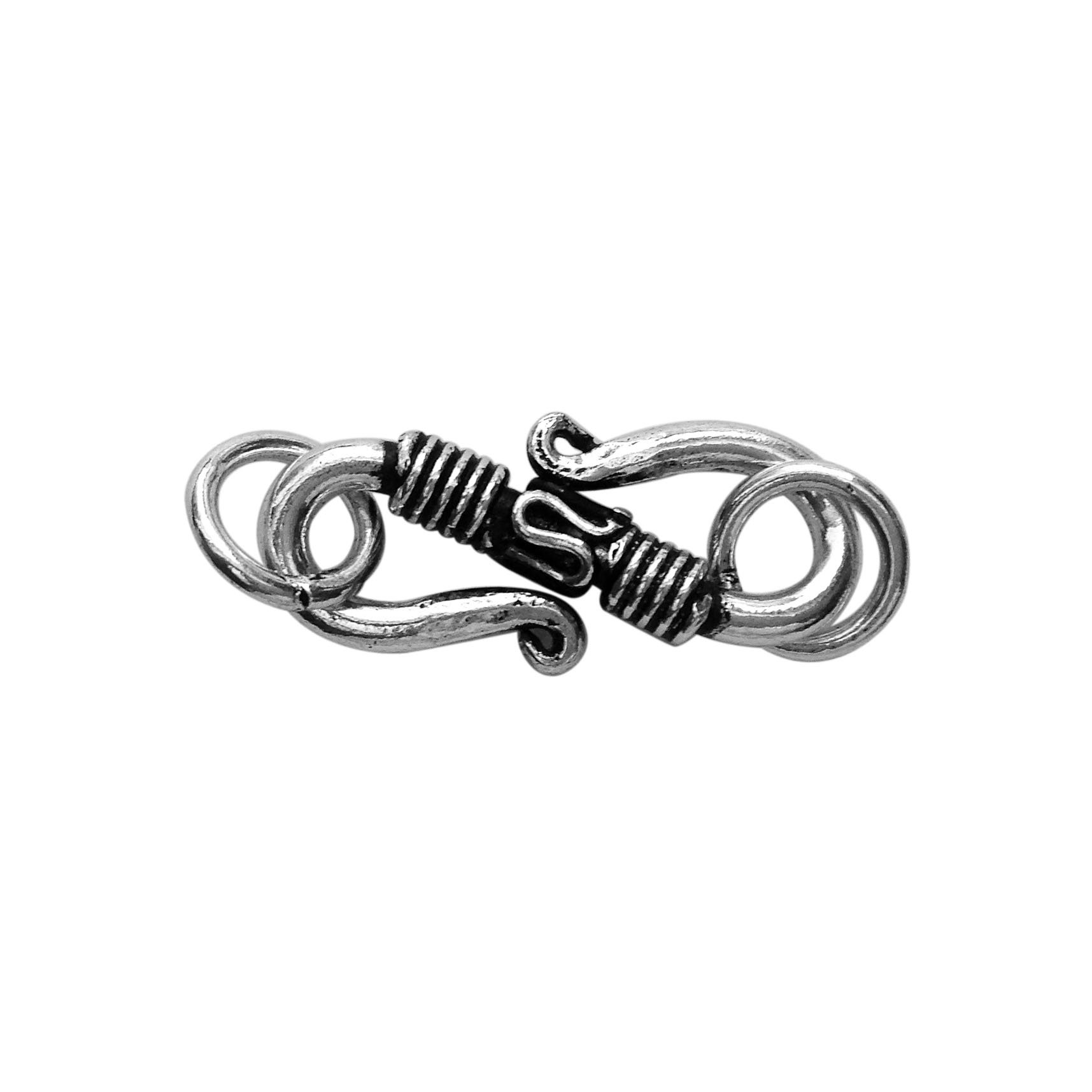 Silver Overlay ''S'' Hook CSF-215-22X9MM