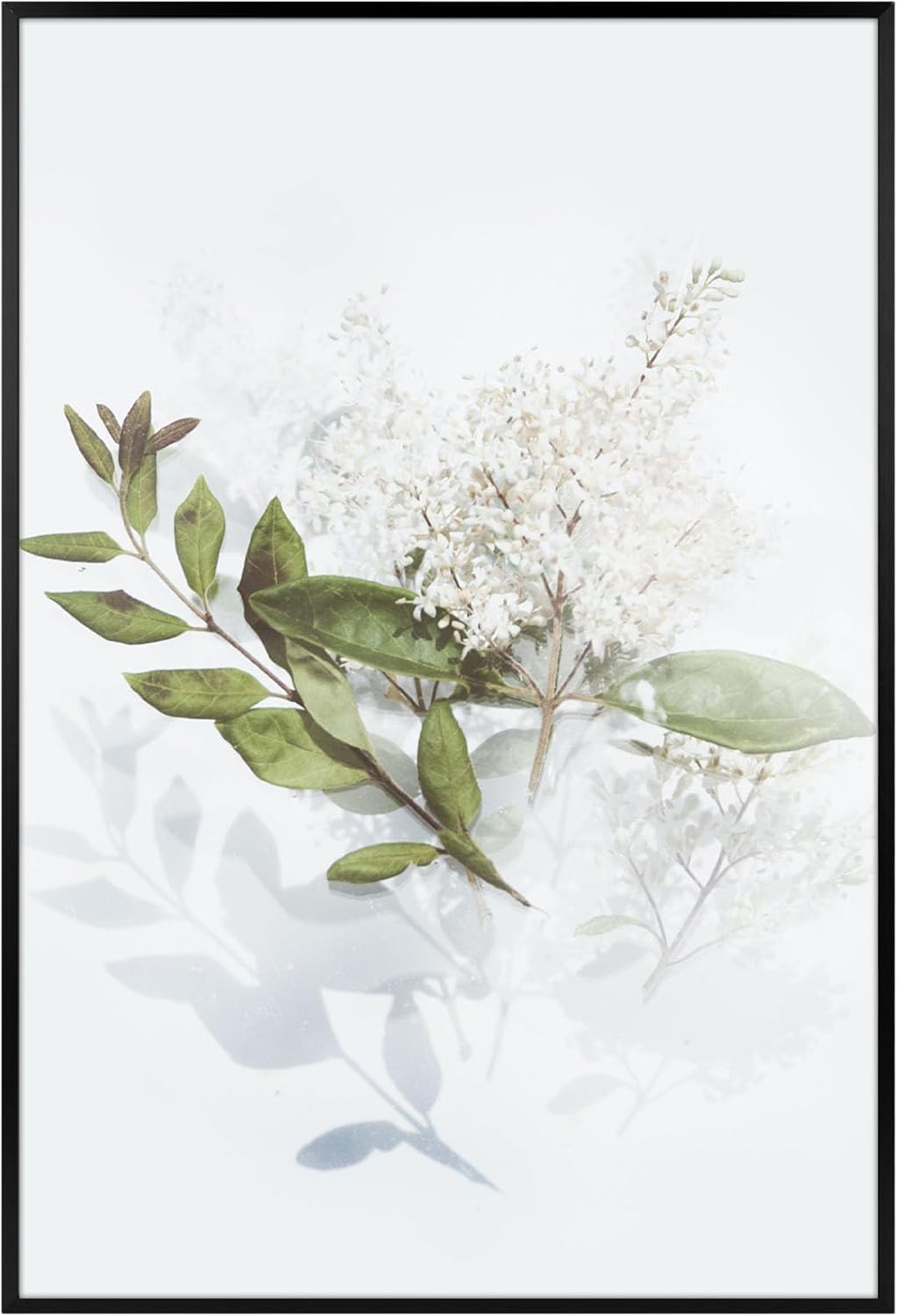 Golden State Art - 20x30 Aluminum Picture Frame, 20 x 30 inch Metal Poster Frames Thin, Acrylic Front, Wall Hook Included for Wall Display (1 Pack - Black) 20x30 Black