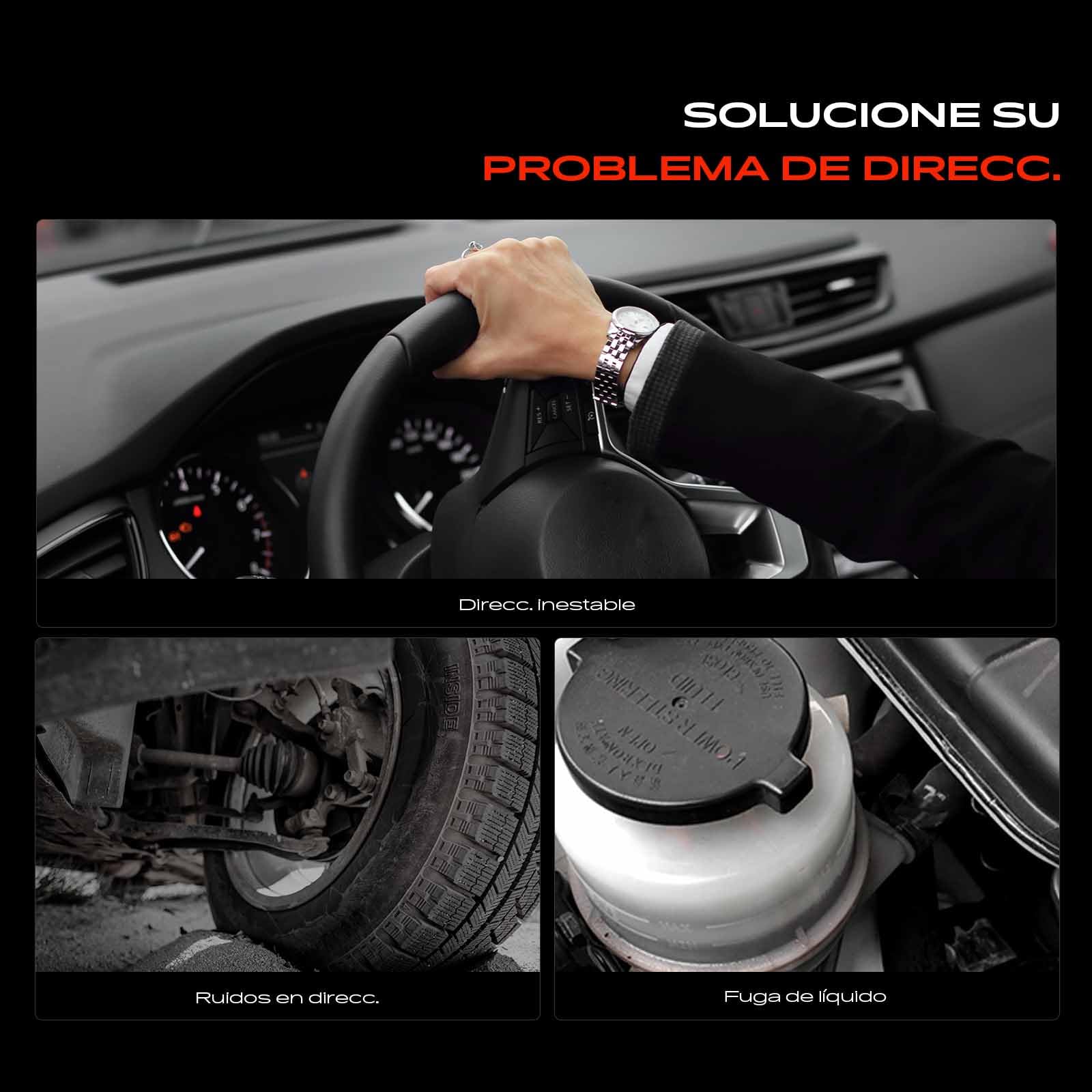 Frankberg Depósito de compensación Aceite hidráulico Dirección asistida Compatible con Sprinter 46-T Furgoneta B906 413 CDi Sprinter 46-T Plataforma/Chasis B906 413 CDi Replace# 7691462137