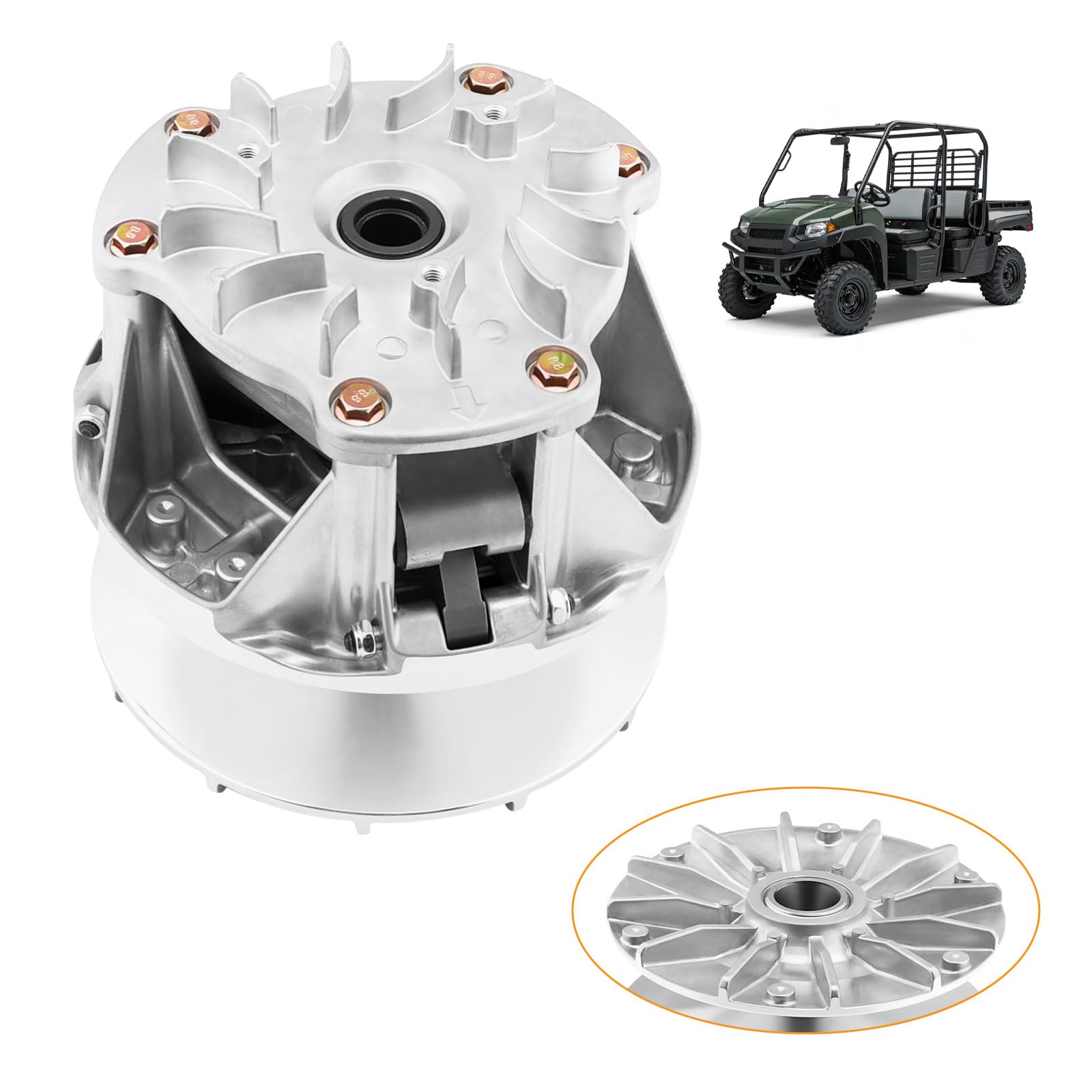 Amazon.com: 49093-0025 Drive Clutch | Compatible with Kawasaki