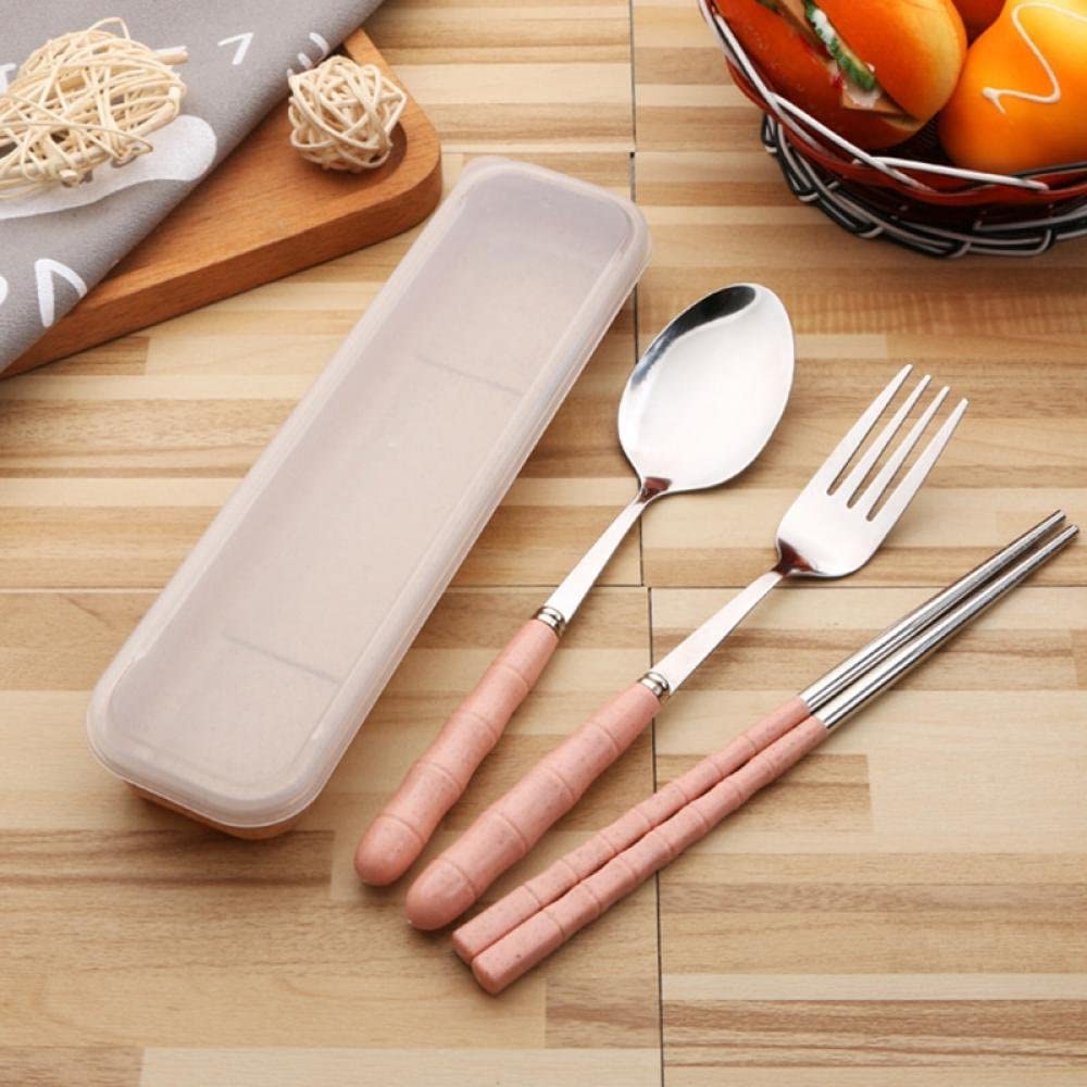 Buy Favria 3 Piece Stainless Steel Spoon,Fork and Chopstick