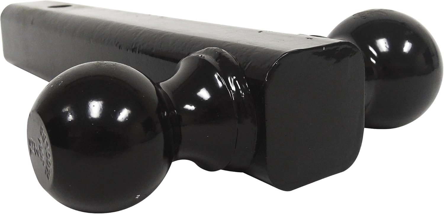 Ultra-Tow 2in. Double Ball Hollow Tube Mount - Class 4, Black