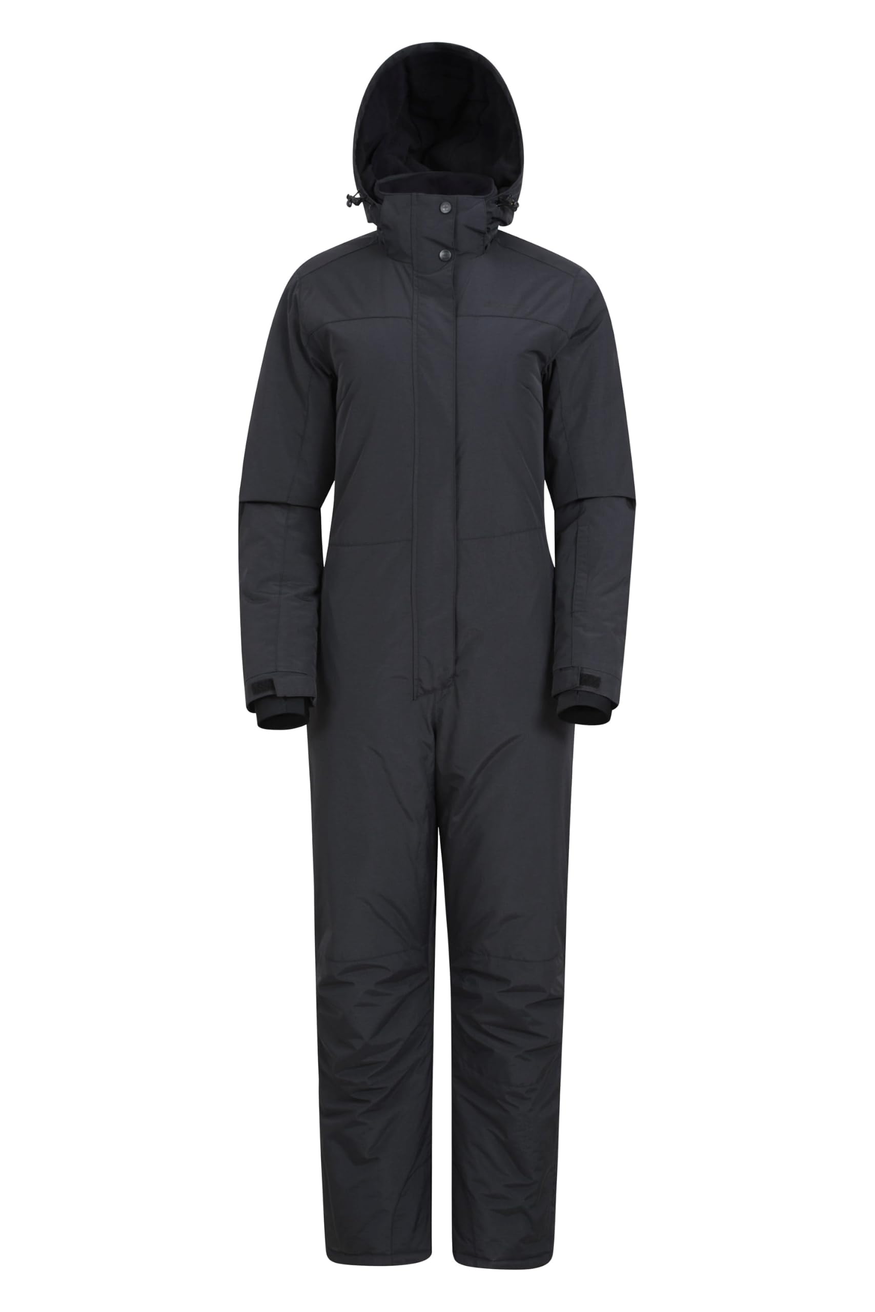 Mountain Warehouse Cloud Skianzug für Damen – Wasserdichter Schneeanzug Verstellbare Kapuze Sichere Taschen Schmeichelhafte Passform – Skifahren, Sport, Wandern, Outdoor