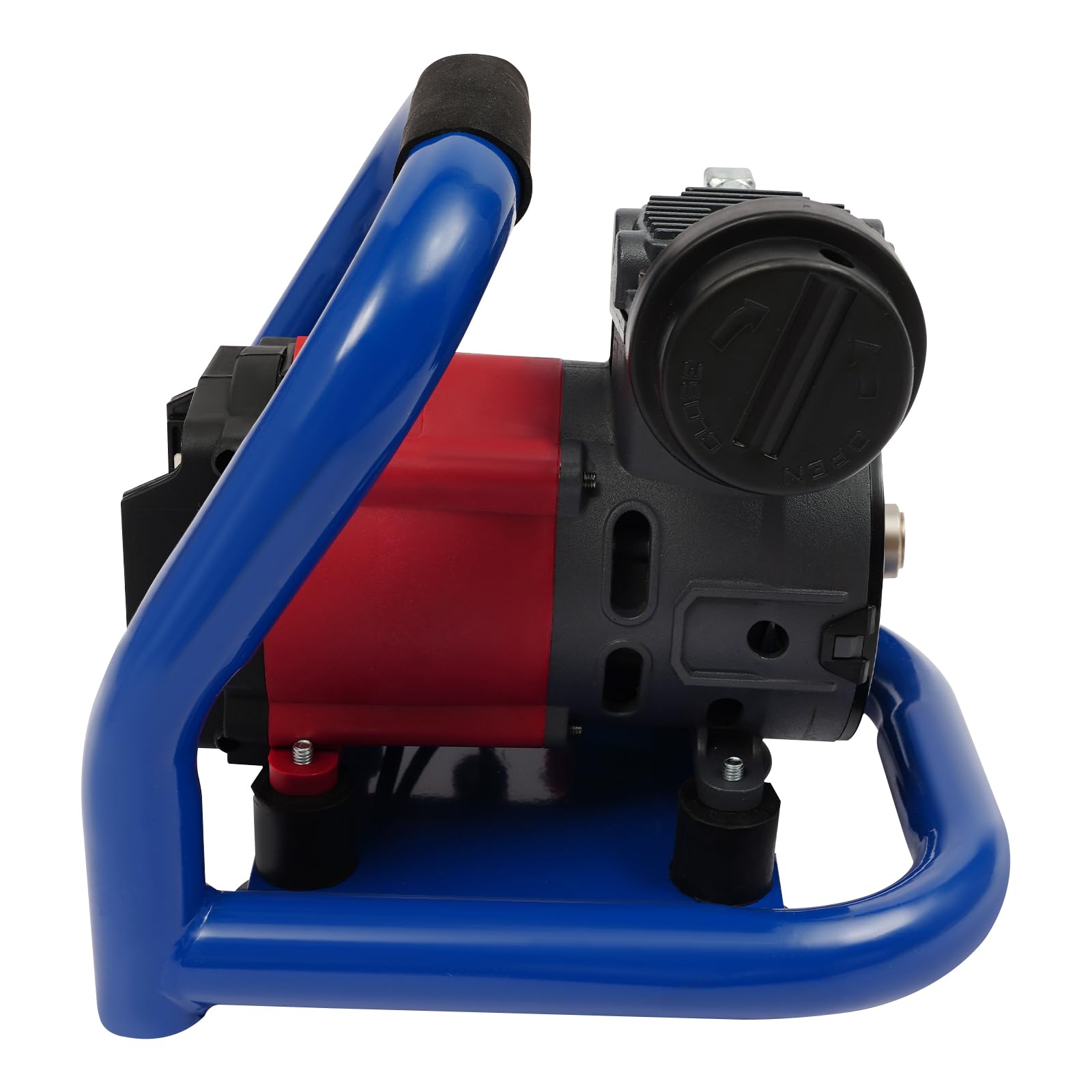 Compressore ad aria compressa a batteria, compressore d'aria portatile, 2800 giri/min, compressore silenzioso, 7 bar, 350 W, senza olio, con serbatoio da 1,5 l, gonfiaggio rapido