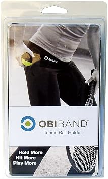 Amazon Obiband オビバンド テニスボールホルダー Tennis Ball Holder ニットのボールホルダー ブラック Ac Obiband ブラック Ml Obiband オビバンド 硬式テニス