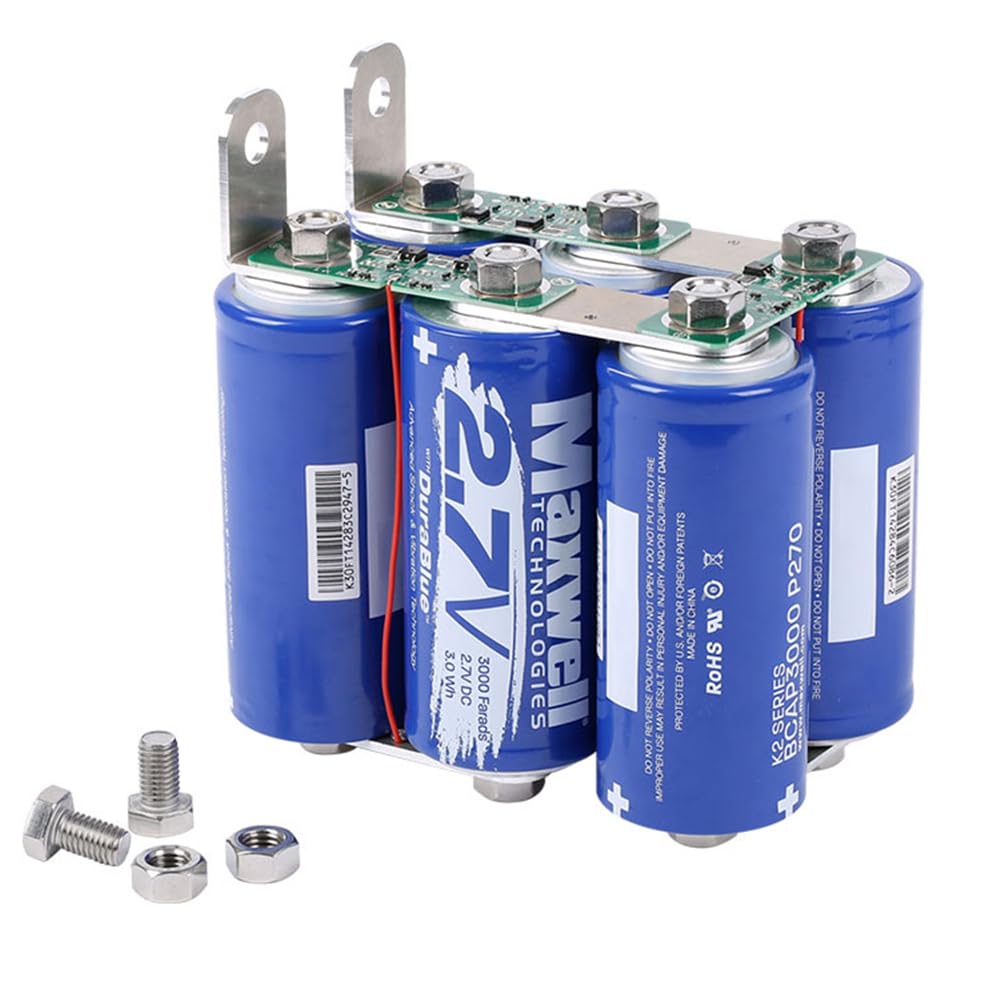 Maxwell 16V 500F Super Capacitor 12V Jump Starter 6000A Car Starter No Traditional Battery