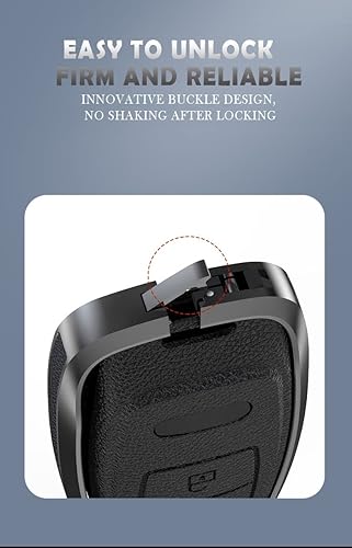 Miniatura 3 de ontto Funda de cuero para llavero de protección completa para Audi, Tipo A-Negro