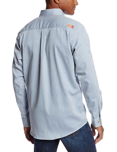 Image of ARIAT mens Ariat Mena€s Flame Resistant Button Down Shirt, Bold Blue, XX-Large Tall US
