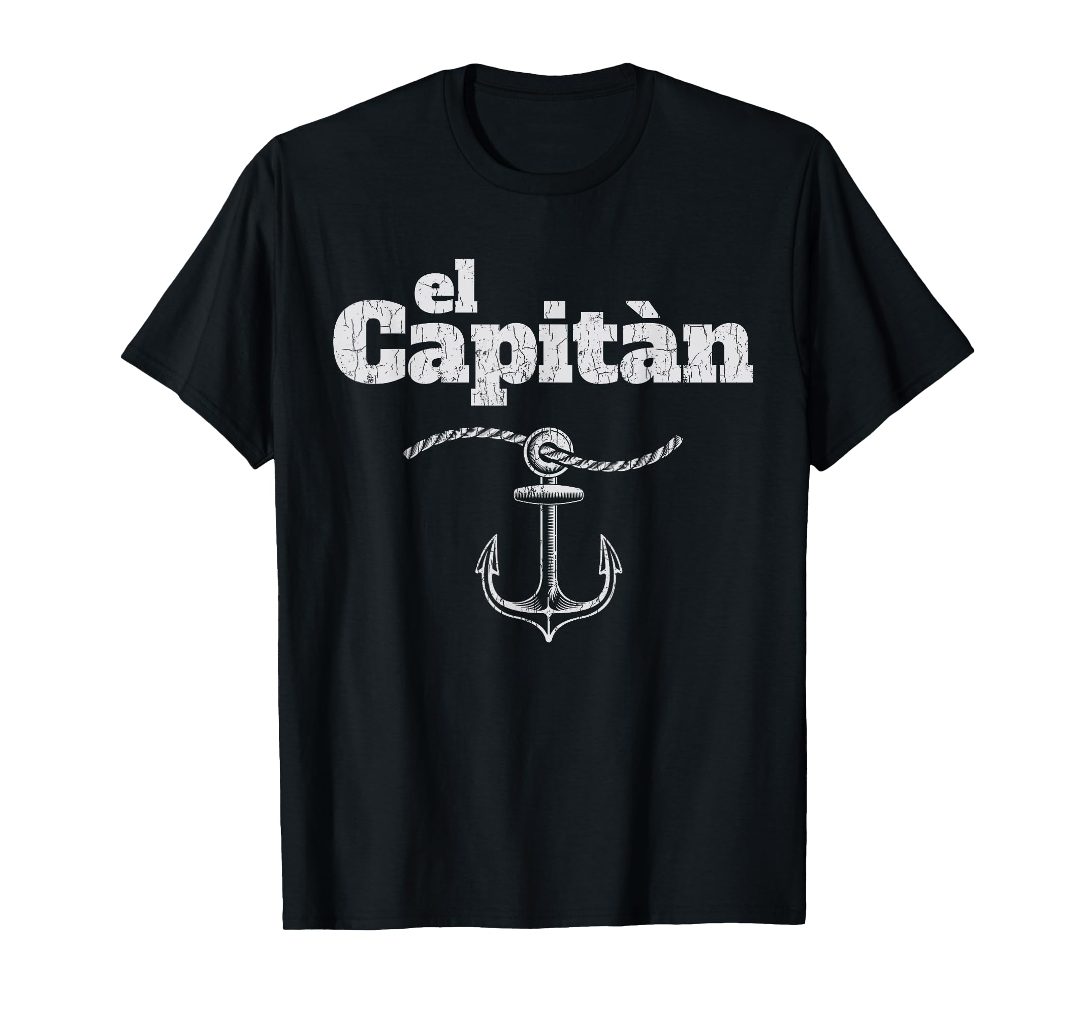 El Capitan Apparel For Men Funny Captain Boat Gifts T-Shirt