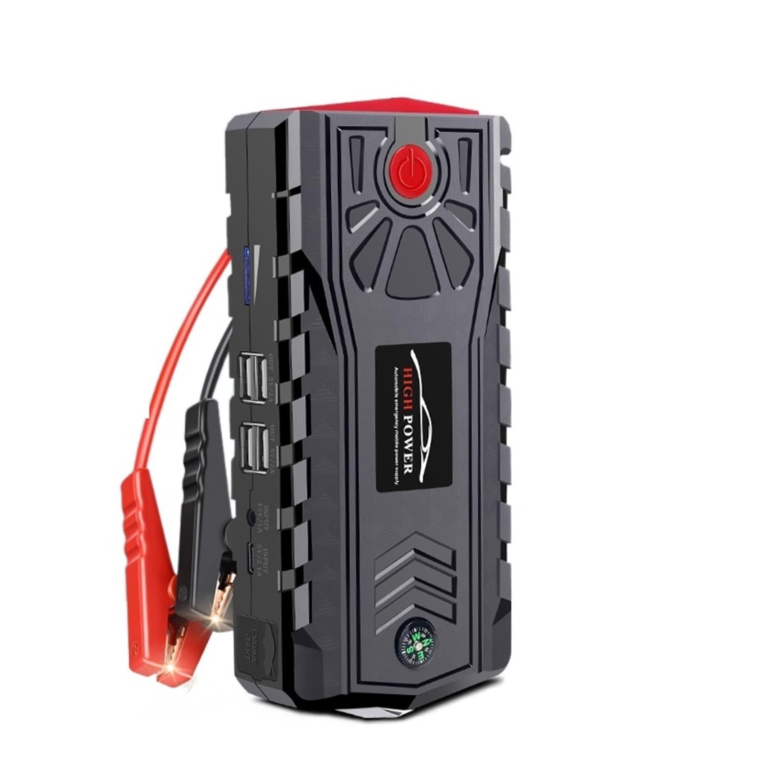 32000mAh Voiture Saut Démarreur Batterie Externe 5000A Auto Secours Batterie Booster Voitures CampingDiesel Essence Démarrage Dispositif Chargeur Facile à Utiliser(Upgrade)