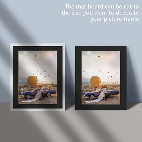 Miniatura 10 de AUEAR, Pizarras negras mate sin cortar de 12 x 16 para enmarcar fotos, impresión, obras de arte, tableros de respaldo de 116 pulgadas de grosor,