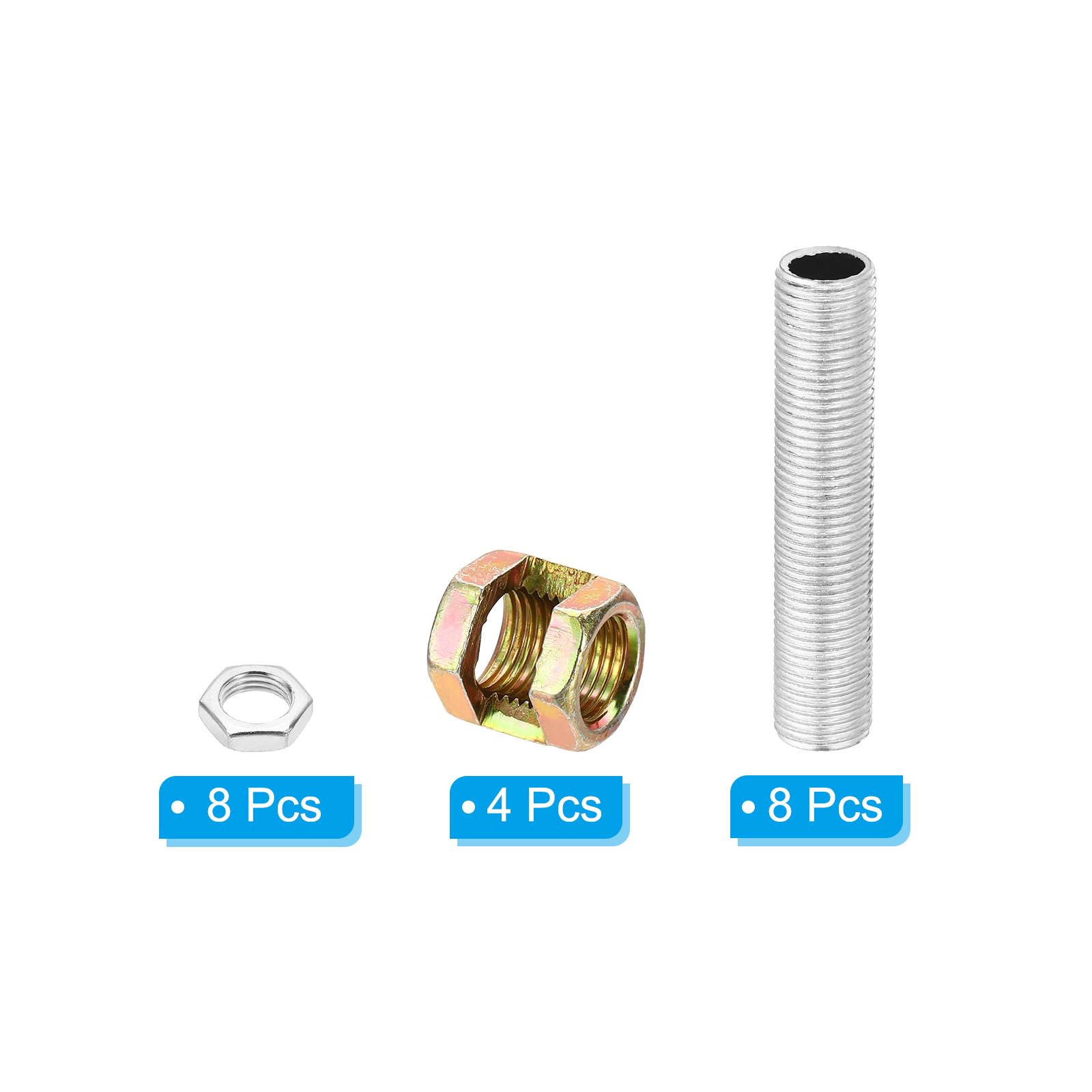 PATIKIL M10 Fine Thread Lamp Pipe Repair Parts Kits - Image 3
