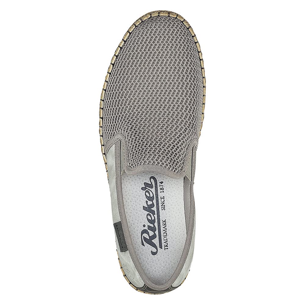 Rieker Herren Slipper B5265-65 Weite Breit Pull-on