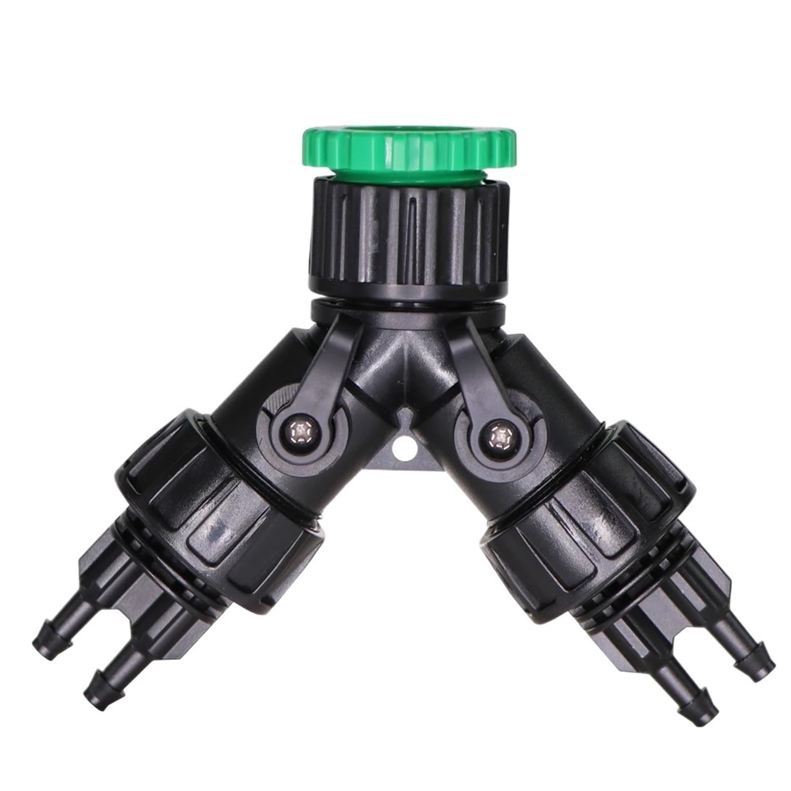 Cbkrgfpdou Black-4 Ways Abs Garden Hose Splitter
