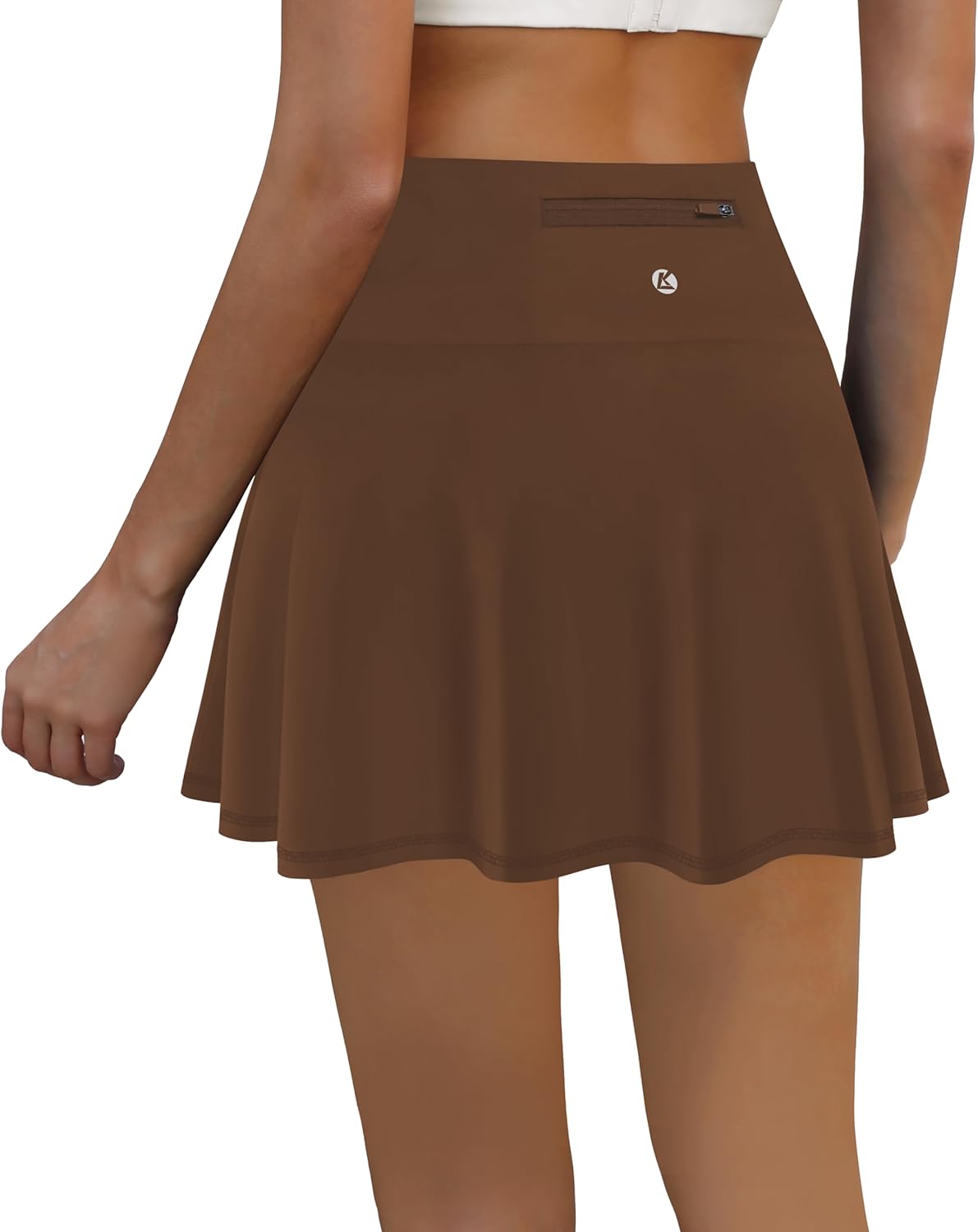 LouKeith Womens Tennis Skirt High Waisted Athletic Skorts Running Casual Pickle Ball Golf Skirts with Pockets