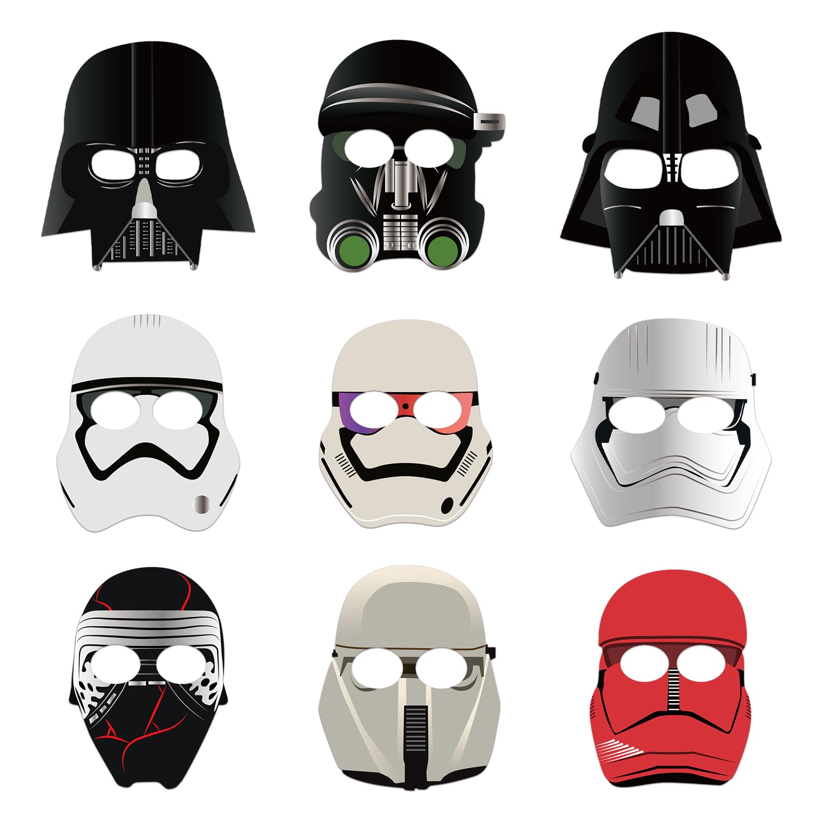 12 Mermaid Masks Kids Colorful Masks, Suitable for mermaid Underwater World theme Birthday Party role play Dress up Mermaid Masks