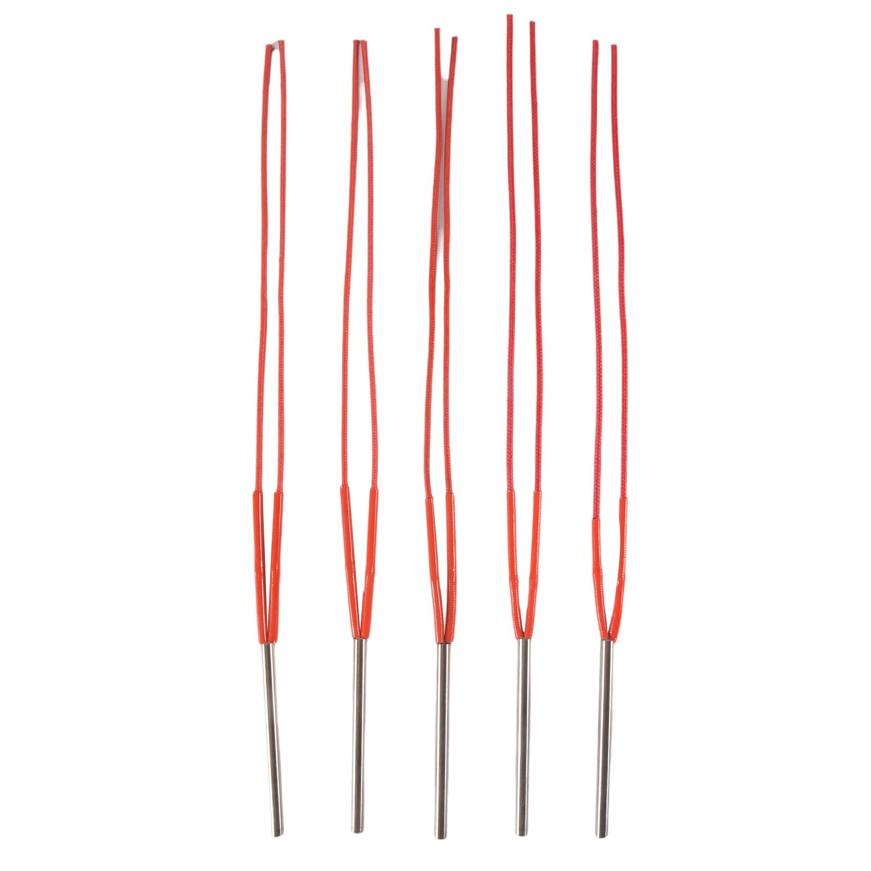 Wanjorlay - Electric Cartridge Heaters 220 V 6 mm Tube Diameter Stainless Steel Tubular Heaters 120 W Pack of 5