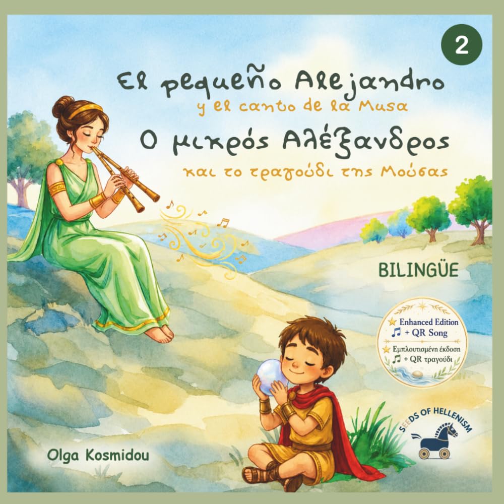 El pequeño Alejandro y el canto de la musa-Ο μικρός Αλέξανδρος και το τραγούδι της Μούσας: Una biofiaba bilingüe (español–griego) inspirada en la ... inspirados en la infancia de Alejandro Magno)