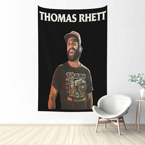 Miniatura 1 de UYIYTNU Tapiz de Thomas Singer Rhett - Tapiz decorativo para colgar en la pared, dormitorio, sala de estar, dormitorio, fiesta, 40 x 60 pulgadas