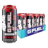 G Fuel Energy Drink, Citrus Fruit Punch, Sugar Free Beverage with 140mg Caffeine, Daily Energy Boost with Focus Amino, Vitamin + Antioxidants, 16 oz Cans (Friday the 13th, 12-Pack)