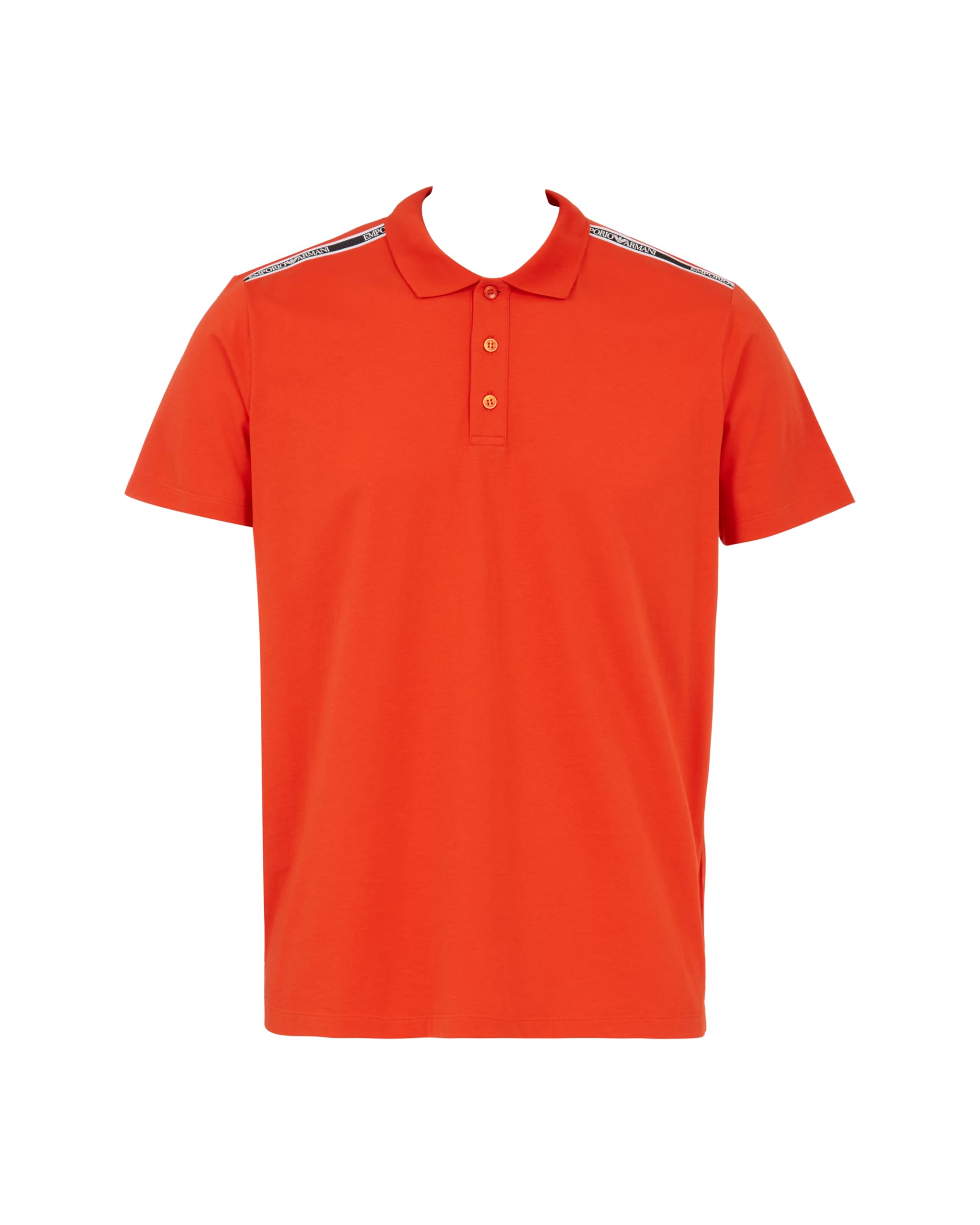 EMPORIO ARMANI Man Logo Tape Polo Beachwear Red M