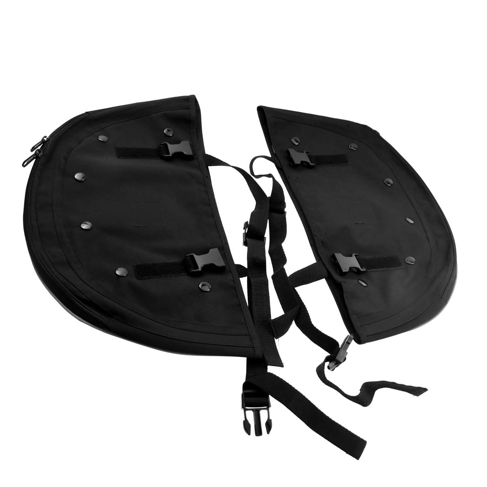 HCmotorku Motorcycle Soft Lowers Chaps Engine Guard Cover Leg Warmer Bag Fit For Harley Softail Slim Fat Boy FL 1965-2017