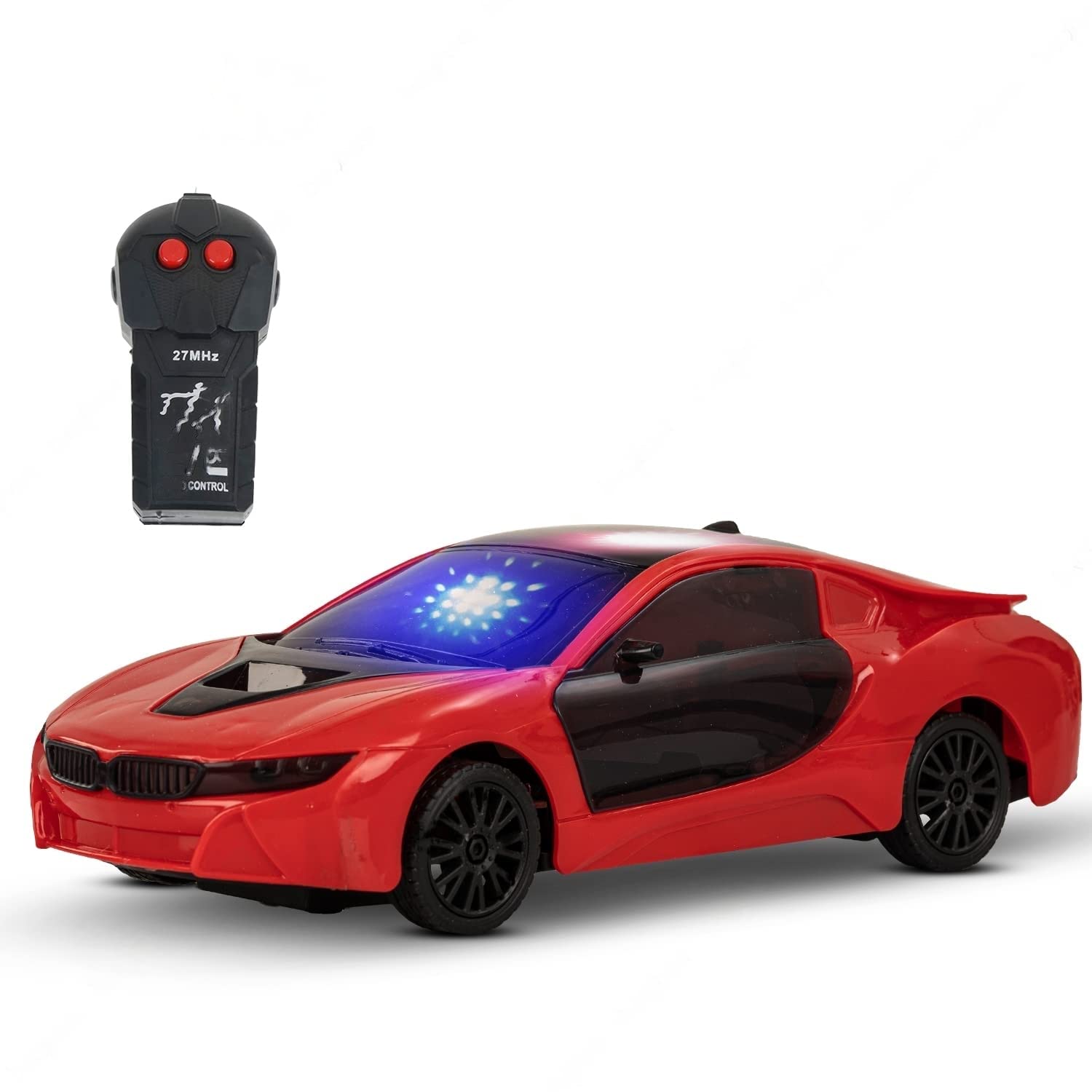 Prancing Unicorn Simulated 3D Light Model Car Light Blaster 118 Remote