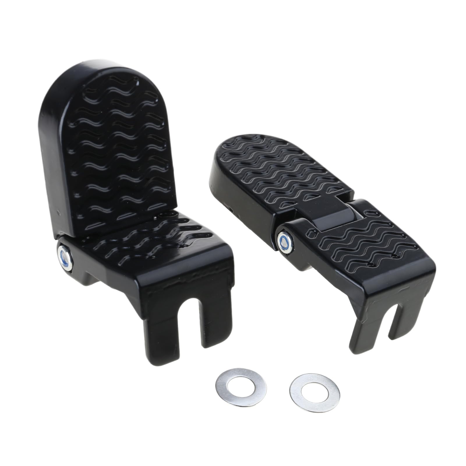 Aluminium Alloy Folding Bike Peg Nonslip Bike Footrest Electric Bicycles Rear Pedal Bike Rear Wheel Folding Pedal