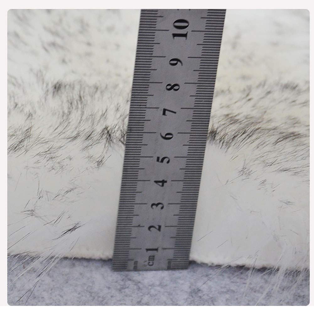 Tapis en Peau de Mouton synthétique,Man Made Laine Tapis de Canapé Coussin,Cozy Sensation comme véritable Laine Tapis en Fourrure synthétique(60 * 180cm)