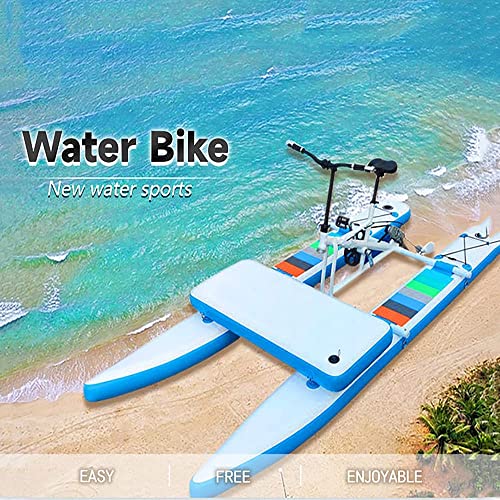 Image of Water Bicycle, Water Boating, Inflatable Kayak Bikeboat for Lake, Park Water Leisure Bicycles, Water Amusement Facilities