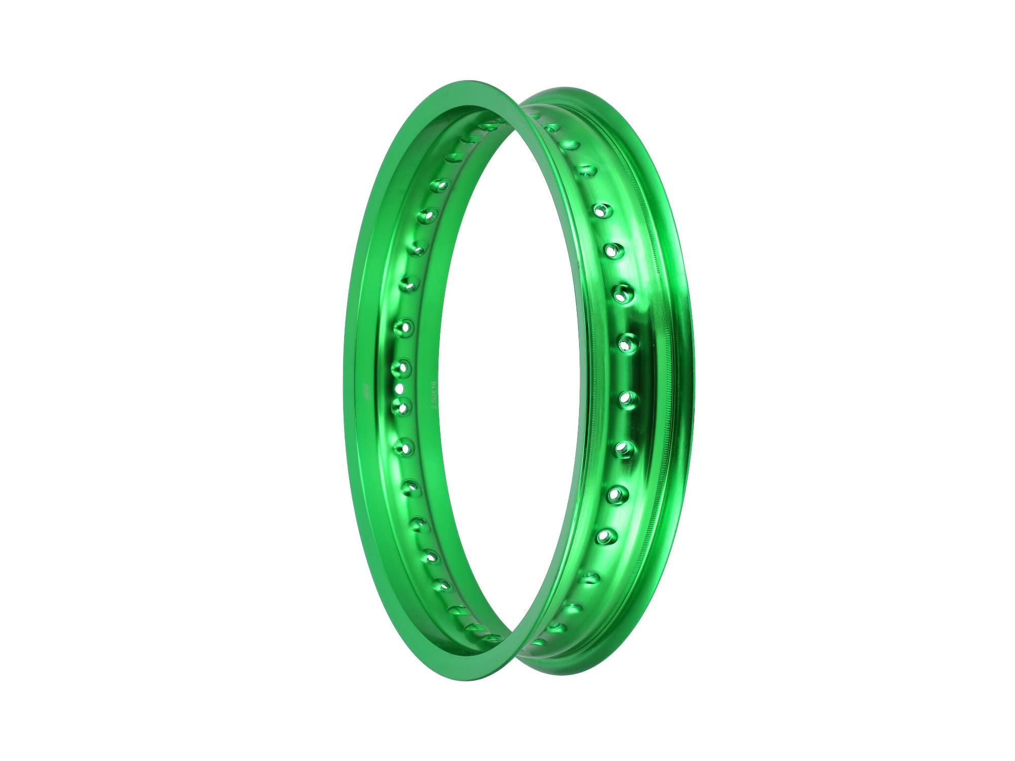 Llanta 2.5 x 16" Llanta de aluminio, anodizado verde