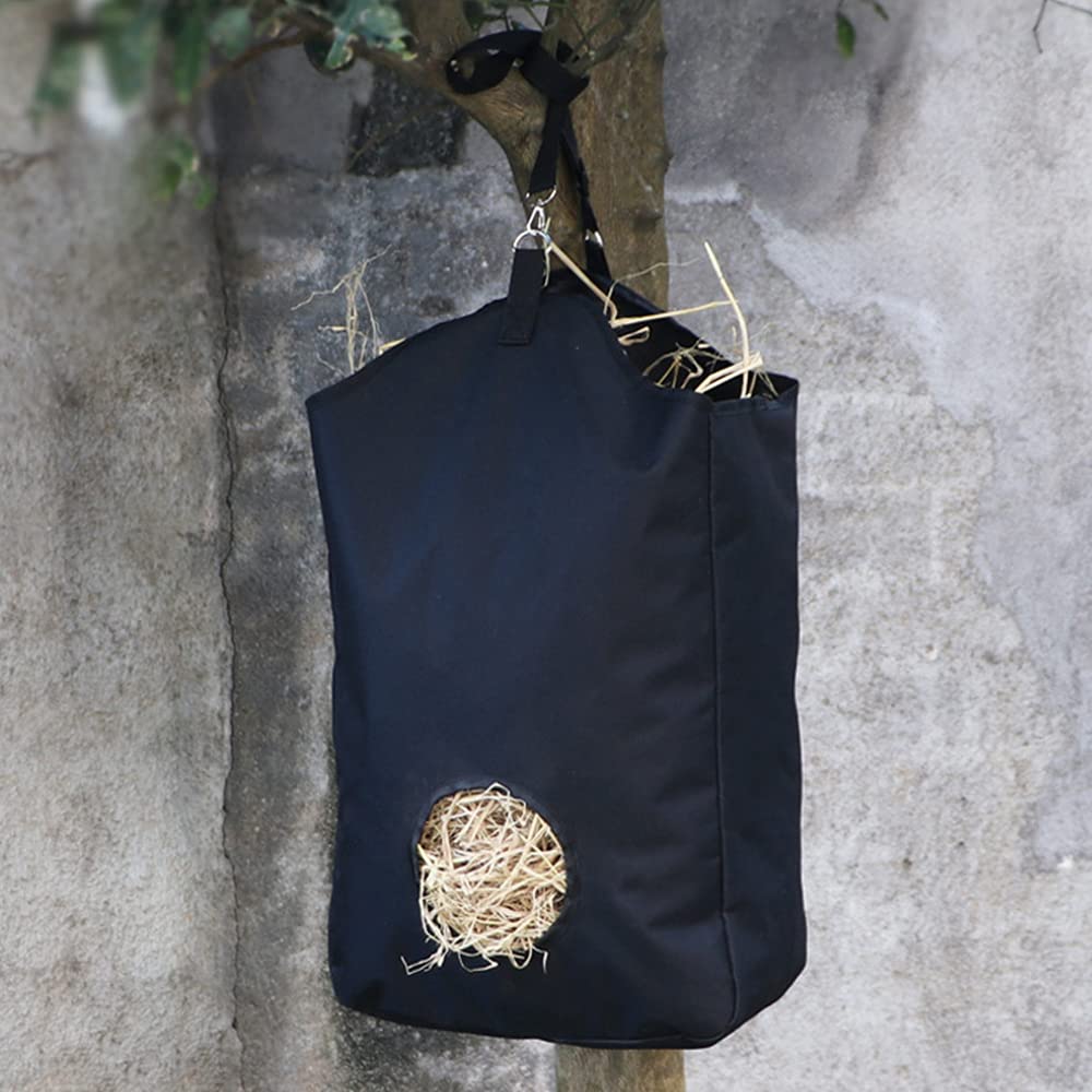 YUEWO Horse Hay Feeder - Large Capacity, Sturdy Oxford Fabric Tote Bag for Horse, Sheep, Cow