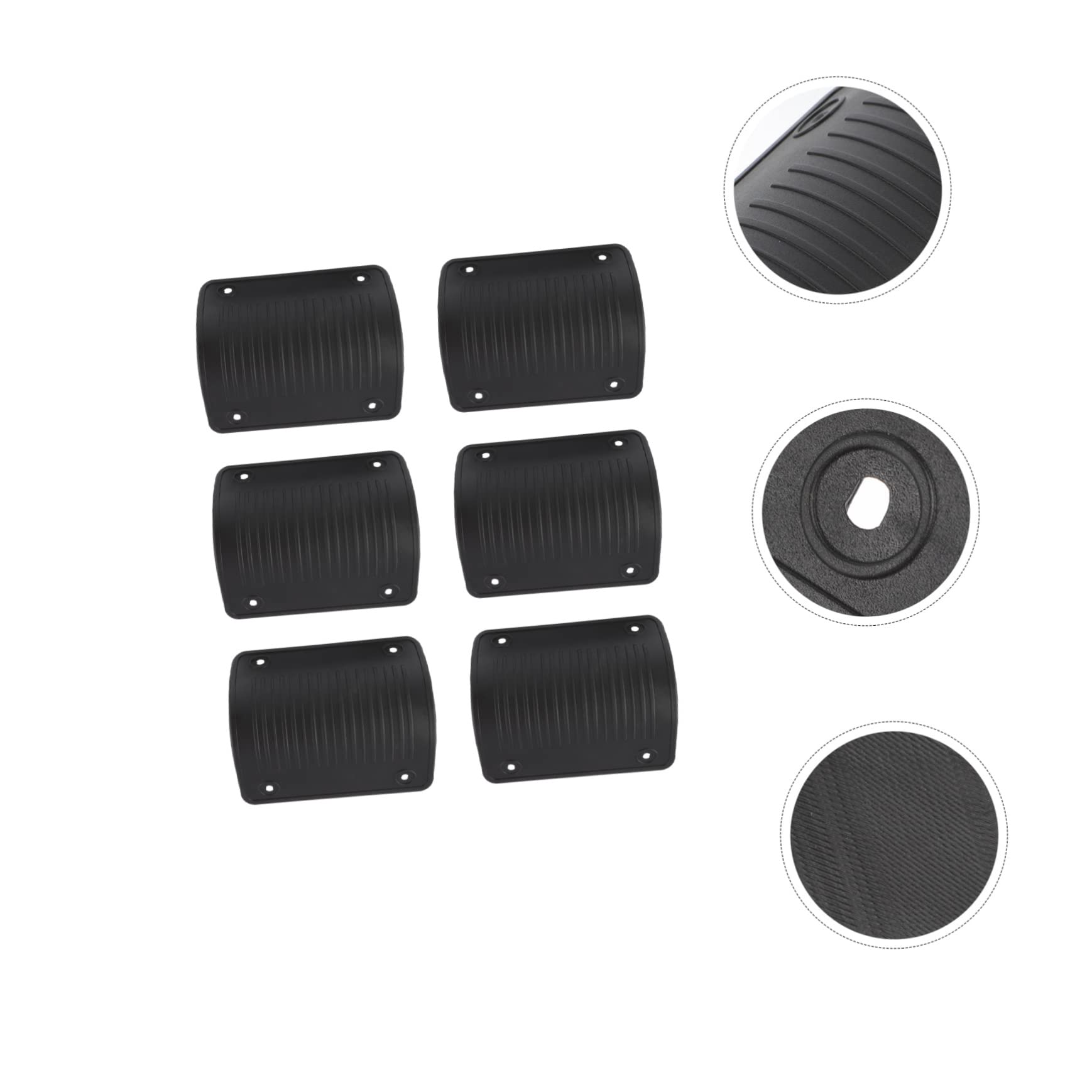 OSALADI 2sets DIY Accessories for Luggage Suitcase Corner Protectors Bag Corner Guards Rolling School Bag Plastic Sturdy 6pcs*2