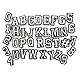 TOGHPUW 50/100Pcs ZufäLlig Schuhe Anstecker Schuhe Charms SchuhanhäNger Mit Cartoon Schuhschmuck SchuhanhäNger Silikon SchnüRsenkel (37Pcs Alphabet)