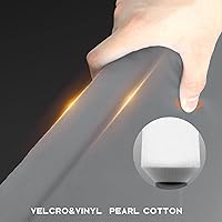 Vista 4 de Base acolchada de baloncesto de base cuadrada para baloncesto, almohadilla cuadrada de alta resistencia, para exteriores se adapta a 4 x 4 pulgadas