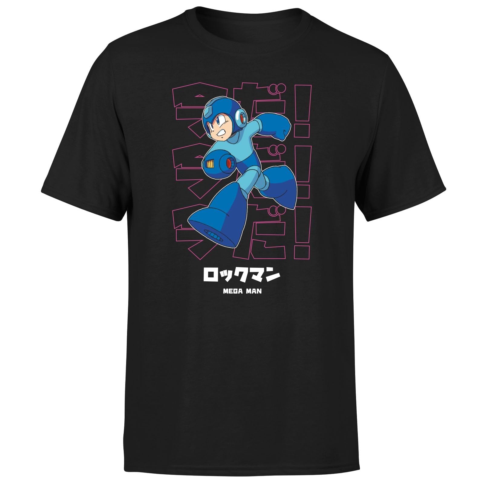 Zavvi Unisex Multi Mega Man Is Coming T-Shirt - Black 4XL