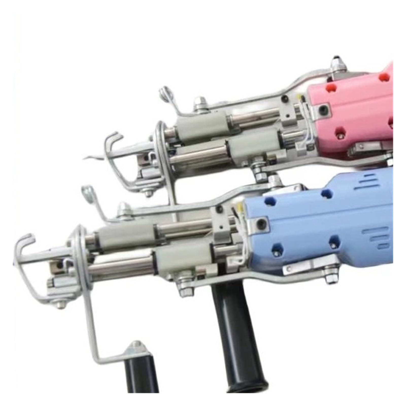 Pistolet Do Tuftingu 2 W 1, Zestaw Startowy Pistoletu Dywanów Z Ciętym Włosiem Pętelkowym, Ulepszony Elektryczny Wyrobu Bezpieczny I łAtwy W UżYciu(Pink)
