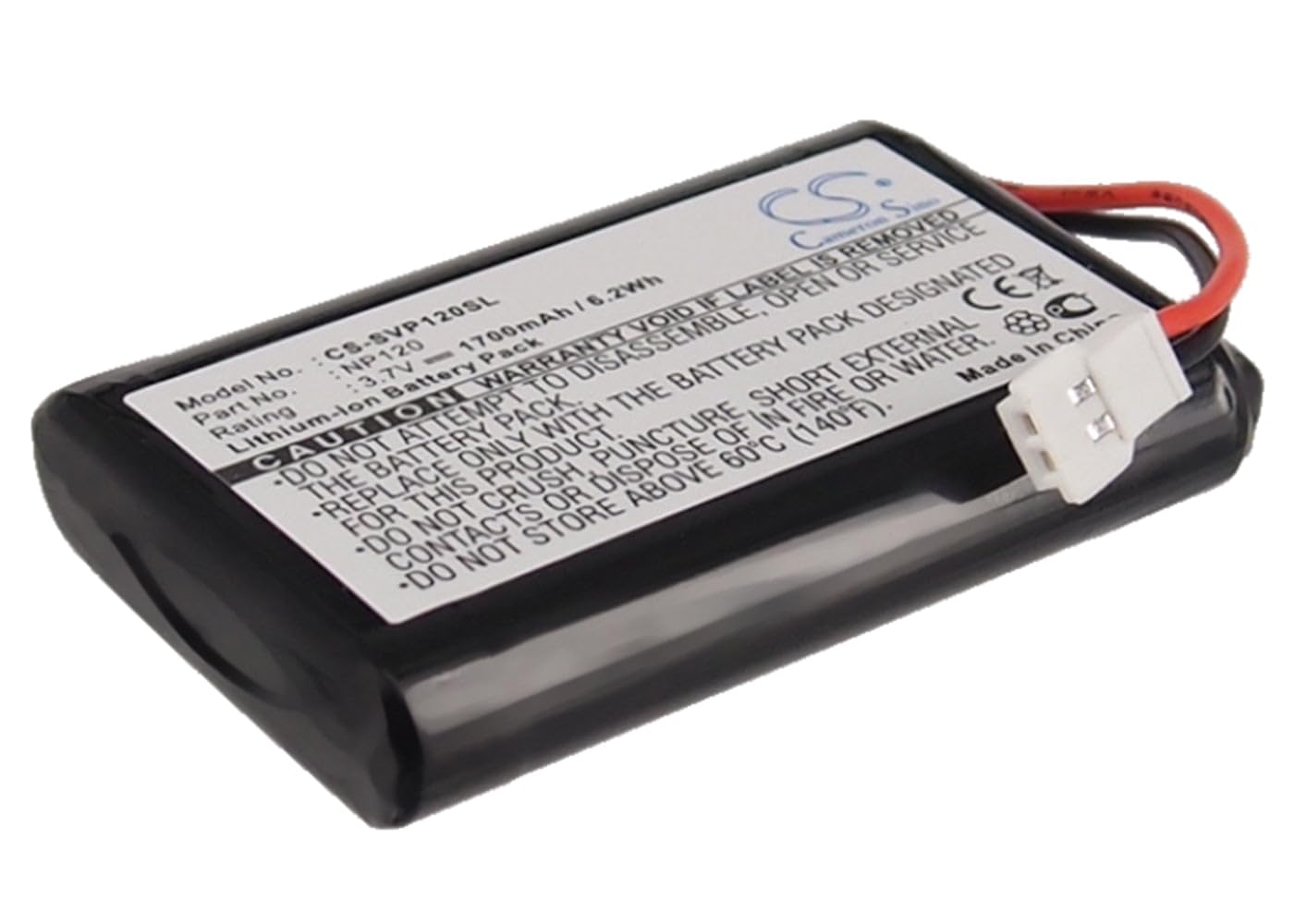 VINTRONS 1700mAh Battery For Seecode Mirrow III, Mirrow 3, Vossor V3,
