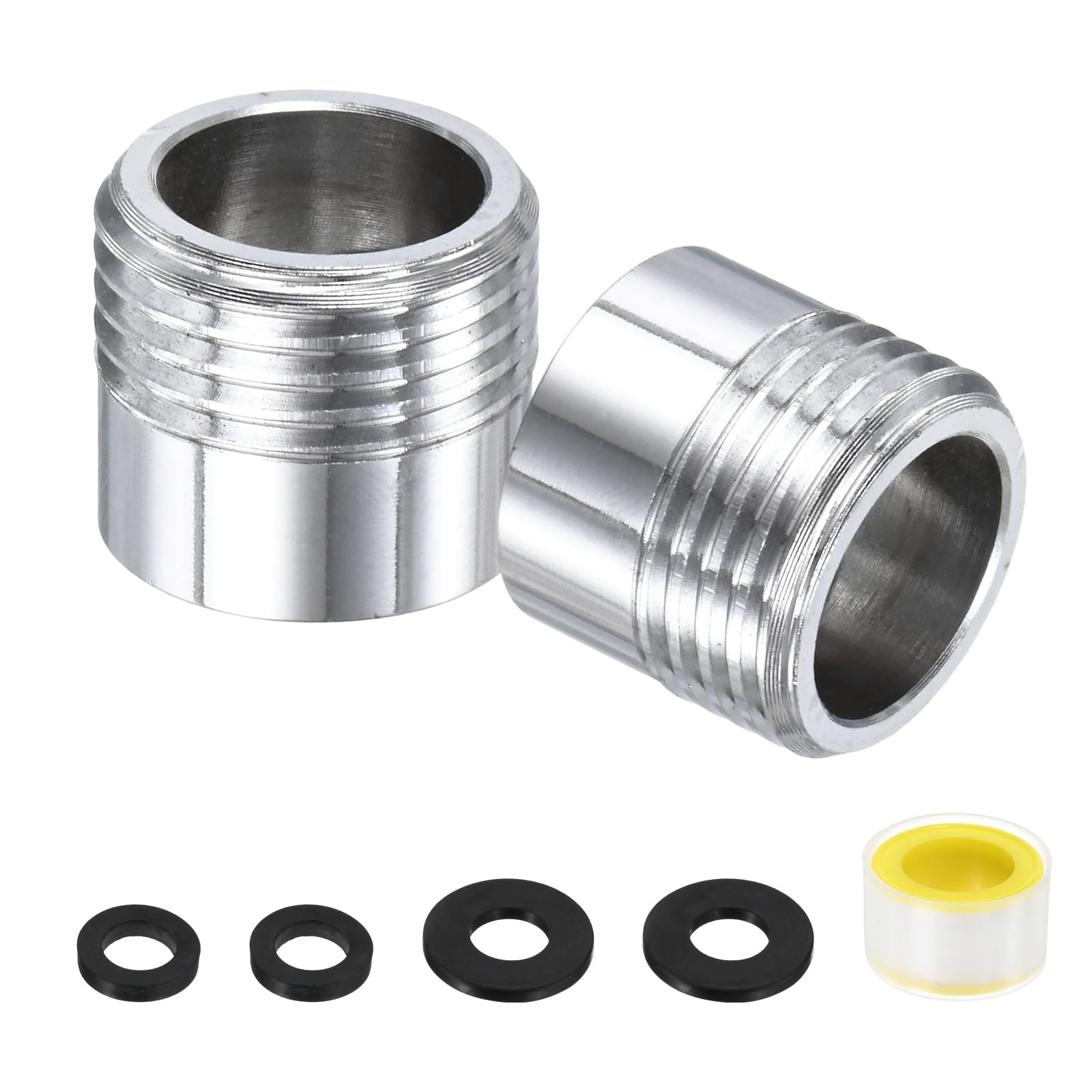 M METERXITY 2-Pack Faucet Adapter, M16 Female to G1/2 Male, for Kitchen