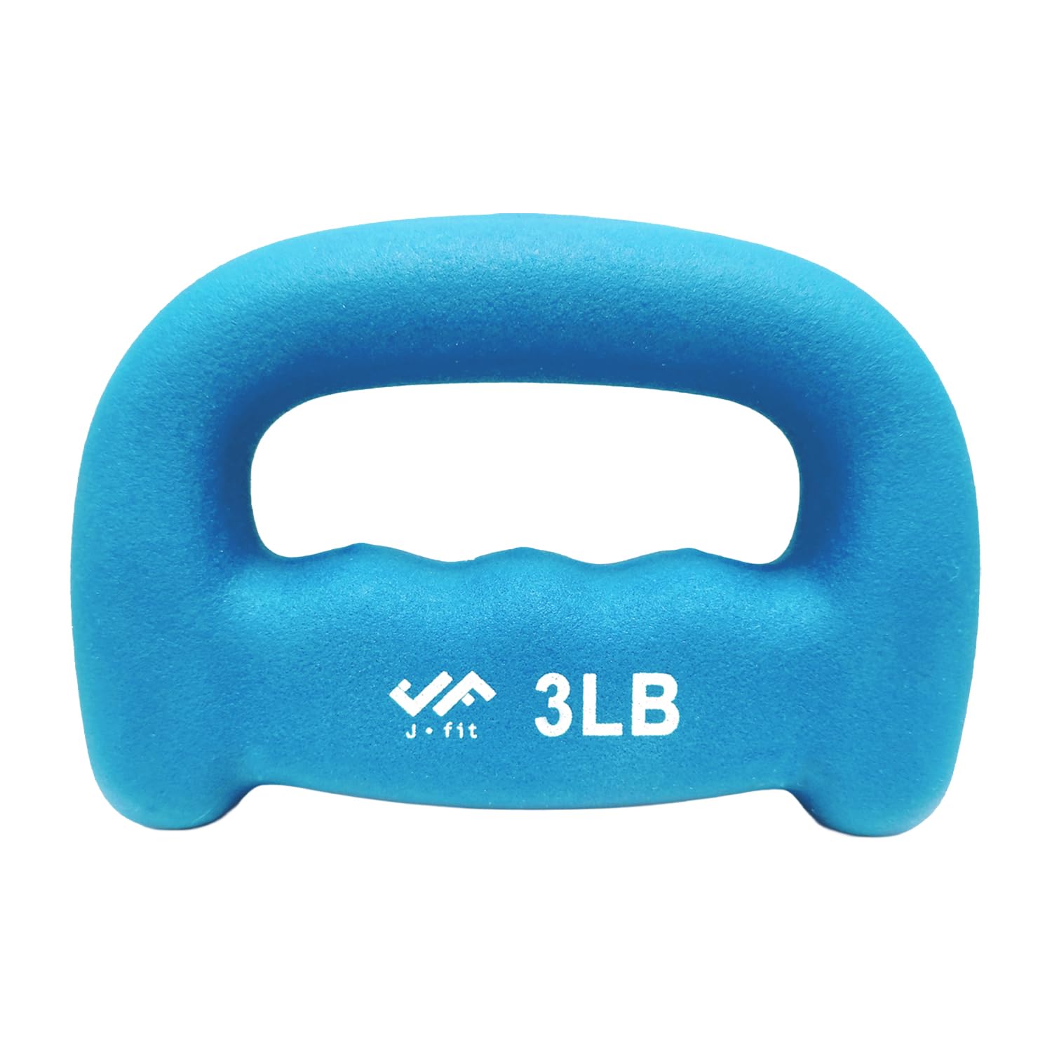 JFIT Neoprene D Grip Dumbbells - Single Weights 1LB-5LB - Premium Non-Slip, Hand Weights, Ergonomic Design