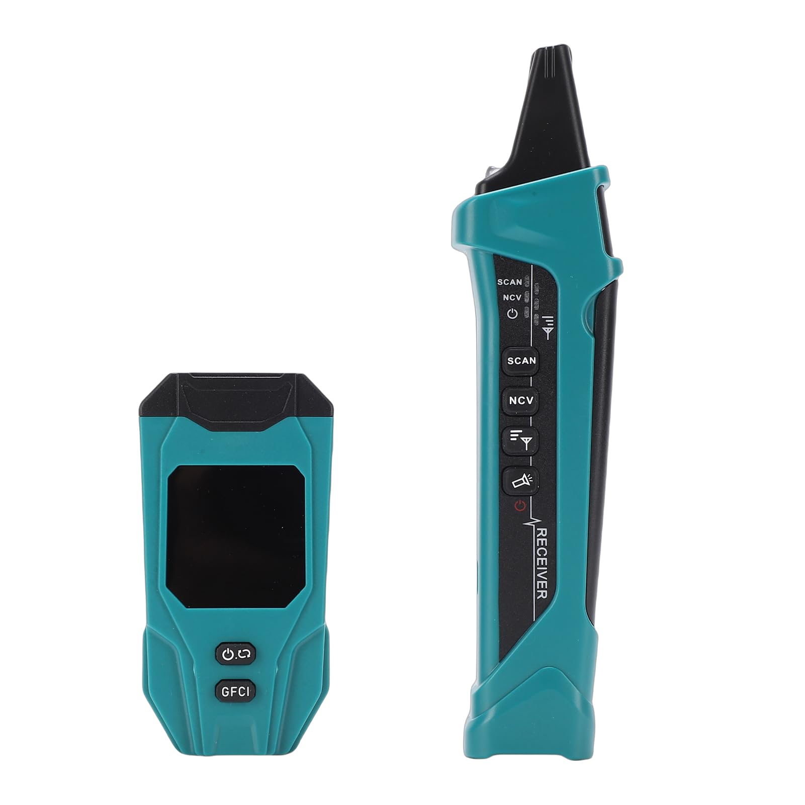 Cryfokt Rilevatore di Interruttori Automatici con Schermo LCD, Tester per Prese, Tester Outler GFCI per Uso Residenziale e Commerciale, Rilevatore di Interruttori Digitali per (Spina europea 220 V)