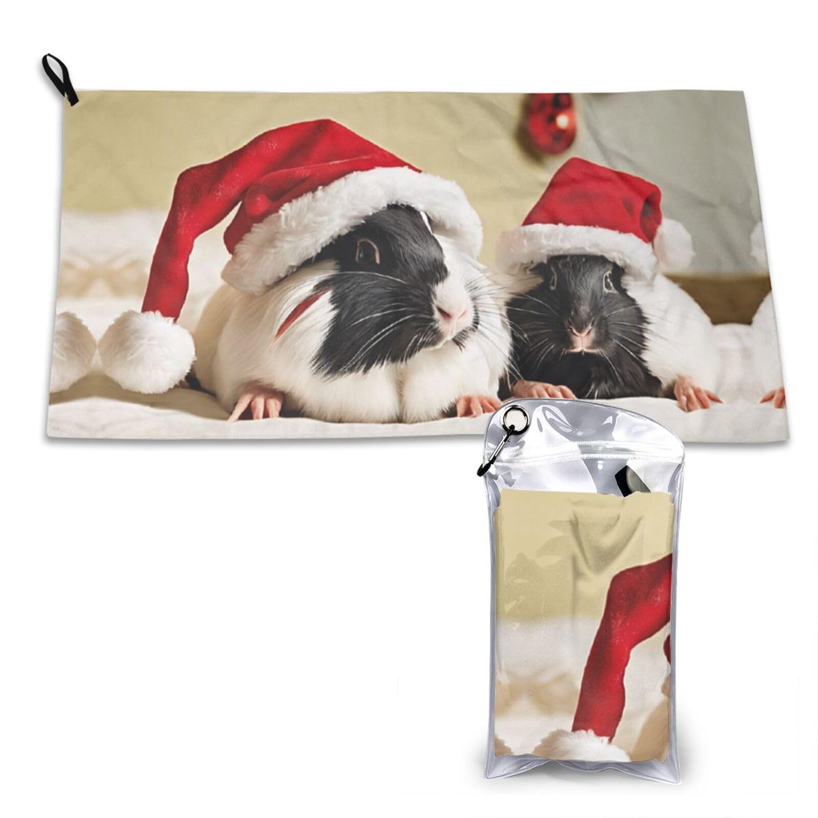 WXWJSHMGC Cute Guinea Pigs Print Cooling Towel, Gym Towel,Cooling Towels For Neck, Soft Breathable Travel Cool Towel,Sports Towels For Gym,Camping