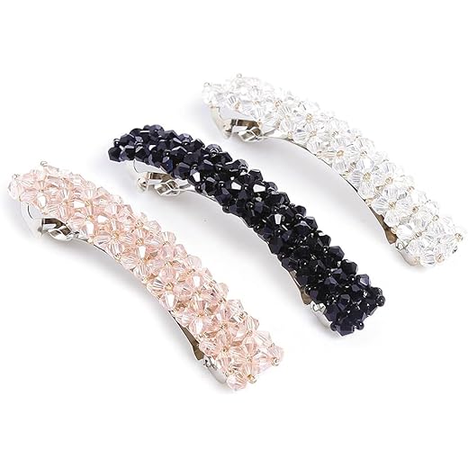 Crystal Hair Clips Combo