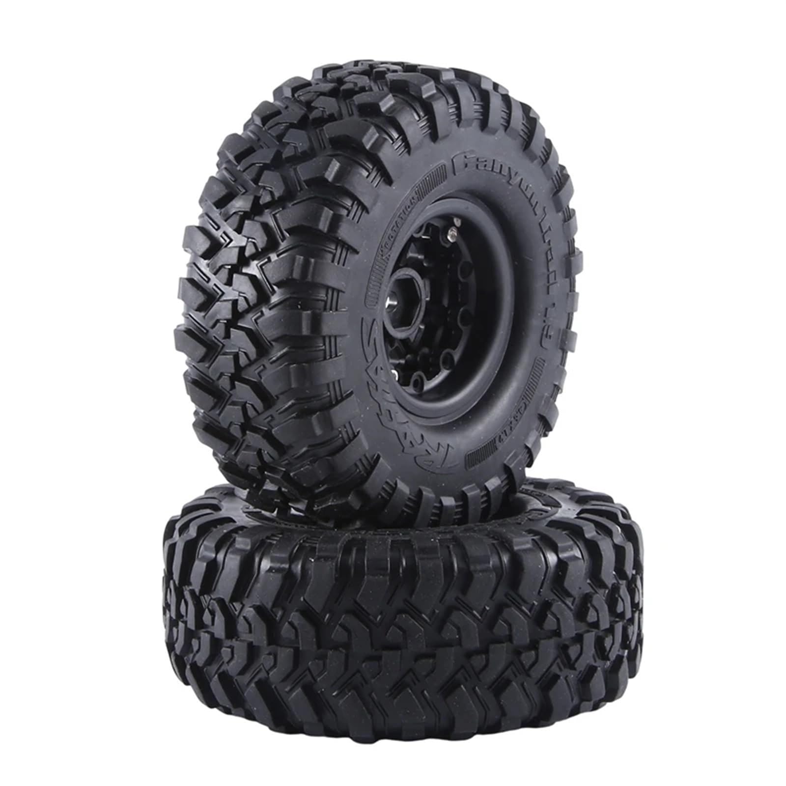 Compatibile Con Traxxas Per TRX4 Per Per Axial SCX10 4 Pezzi 120 Mm Metallo 1.9 Pollici Beadlock Cerchione Pneumatico In Gomma 1/10 RC Crawler Car RC Car Ruota