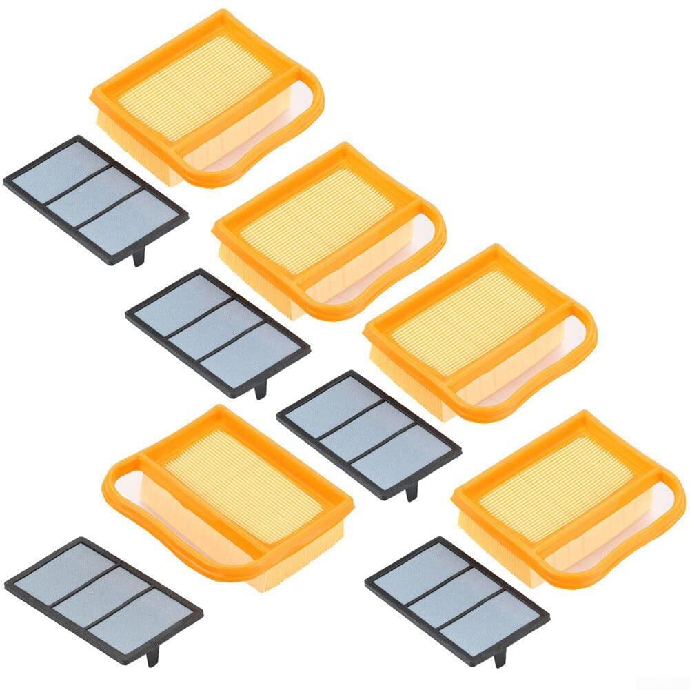 LVYXON Air Filters Sets, 5 Pcs Air Filters for TS410 TS420 Concrete Circular Cut-off Chop Saw Lawn Mower Replace #4238 141 0300