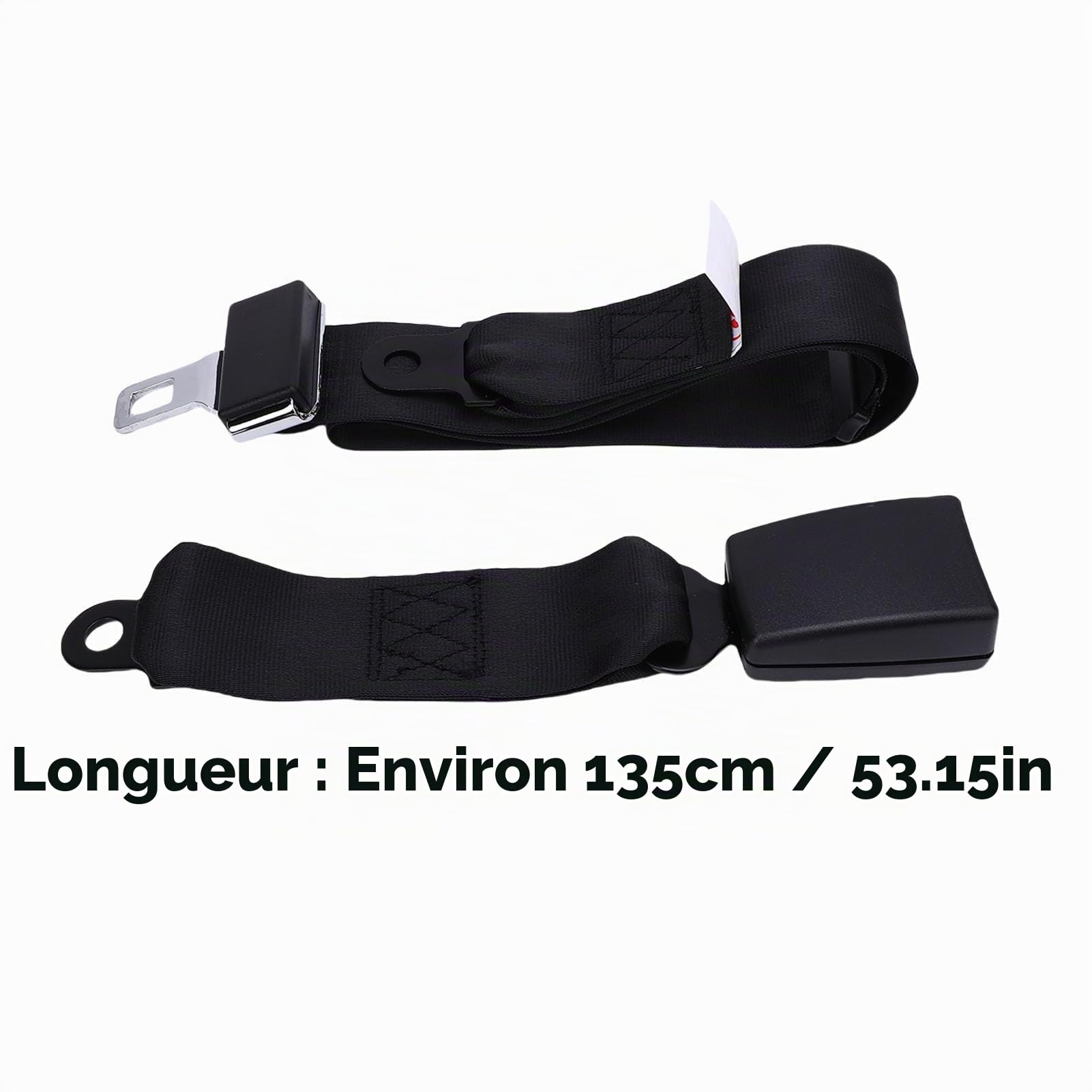 Ceinture de sécurité Respirante Réglable 53,15 Pouces, Ceinture de sécurité Universelle pour la Tondeuse à Chariot élévateur Tracteur, Installation Facile et épreuve