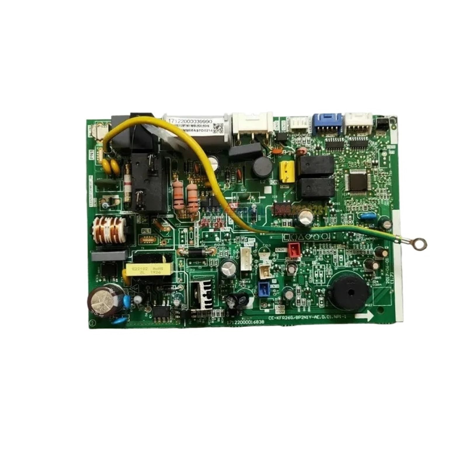 QPOGRMJR Air Conditioning Motherboard，Compatible For Midea，17122000039990 17122000024376 EU-KFR26G/BP2N8Y-MABU(Green)