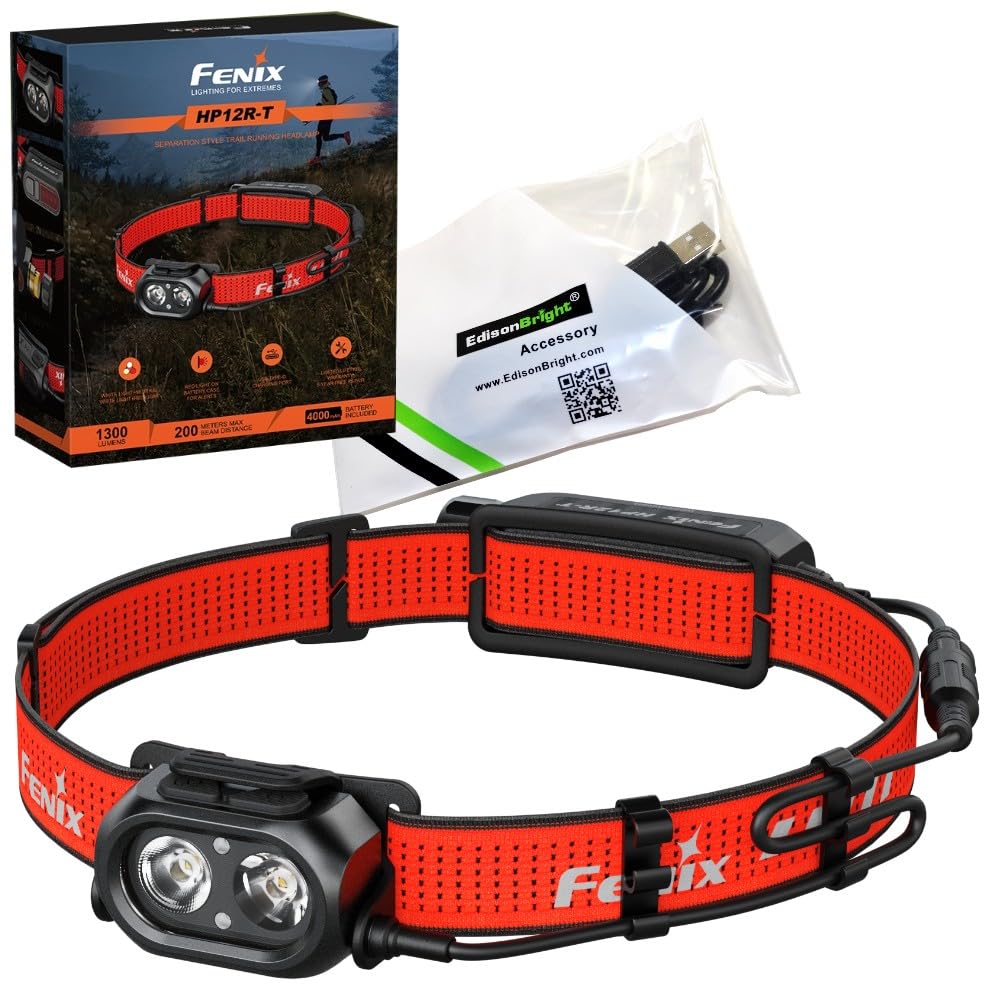 Amazon.com : Fenix HP12R-T USB-C Rechargeable 1300 Lumen White/red