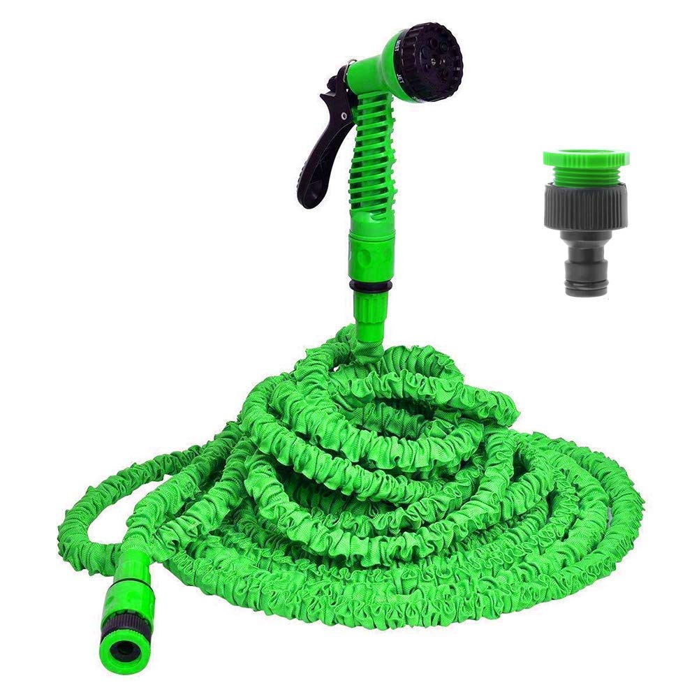Expandable hose Watering the lawn Scalable Garden Hose Set, Healthy Plastic Material, Magical High Pressure Telescopic water Pipe, Spray gun Nozzle, M